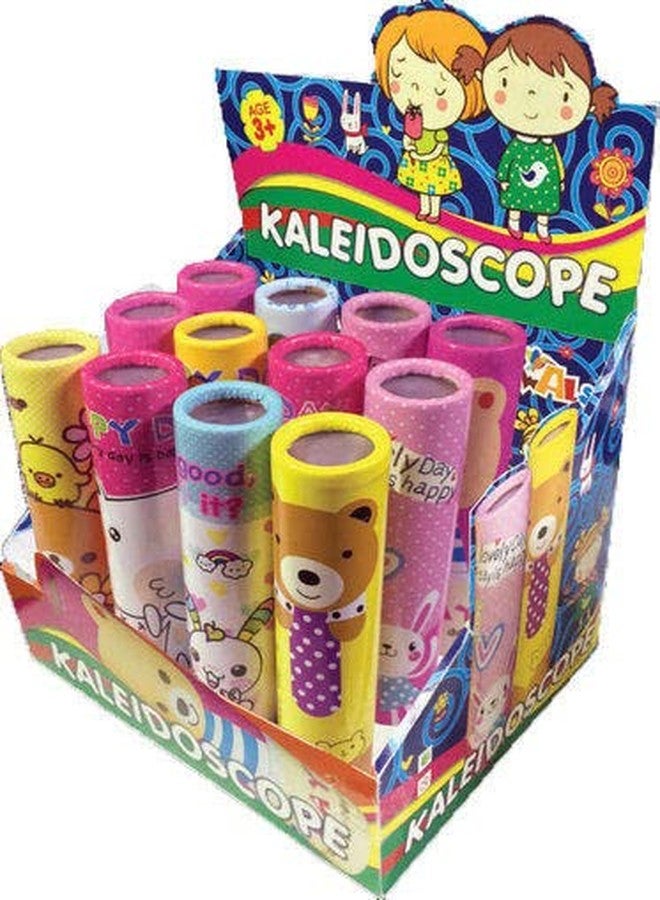 Shivsoft Birthday Party Return Gifts Fun Magic Kaleidoscopes - Children Educational Science Toy,Plastic.Multicolor (Kaleidoscope Pack of 4)